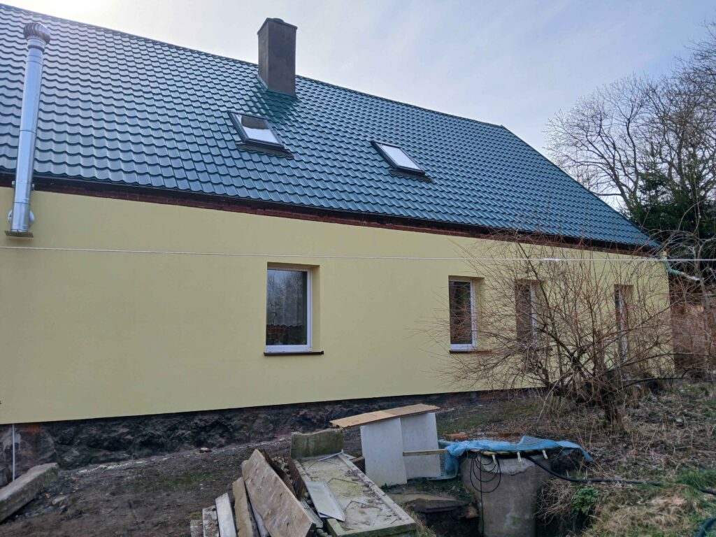 Wydłużenie połaci dachowej